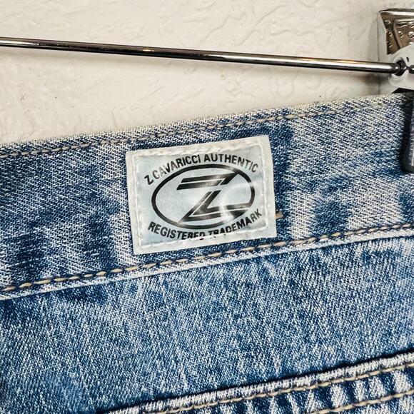NEW! Z Cavarricci Jean Shorts Deadstock Stripe Side - 26 - Picture 3 of 6